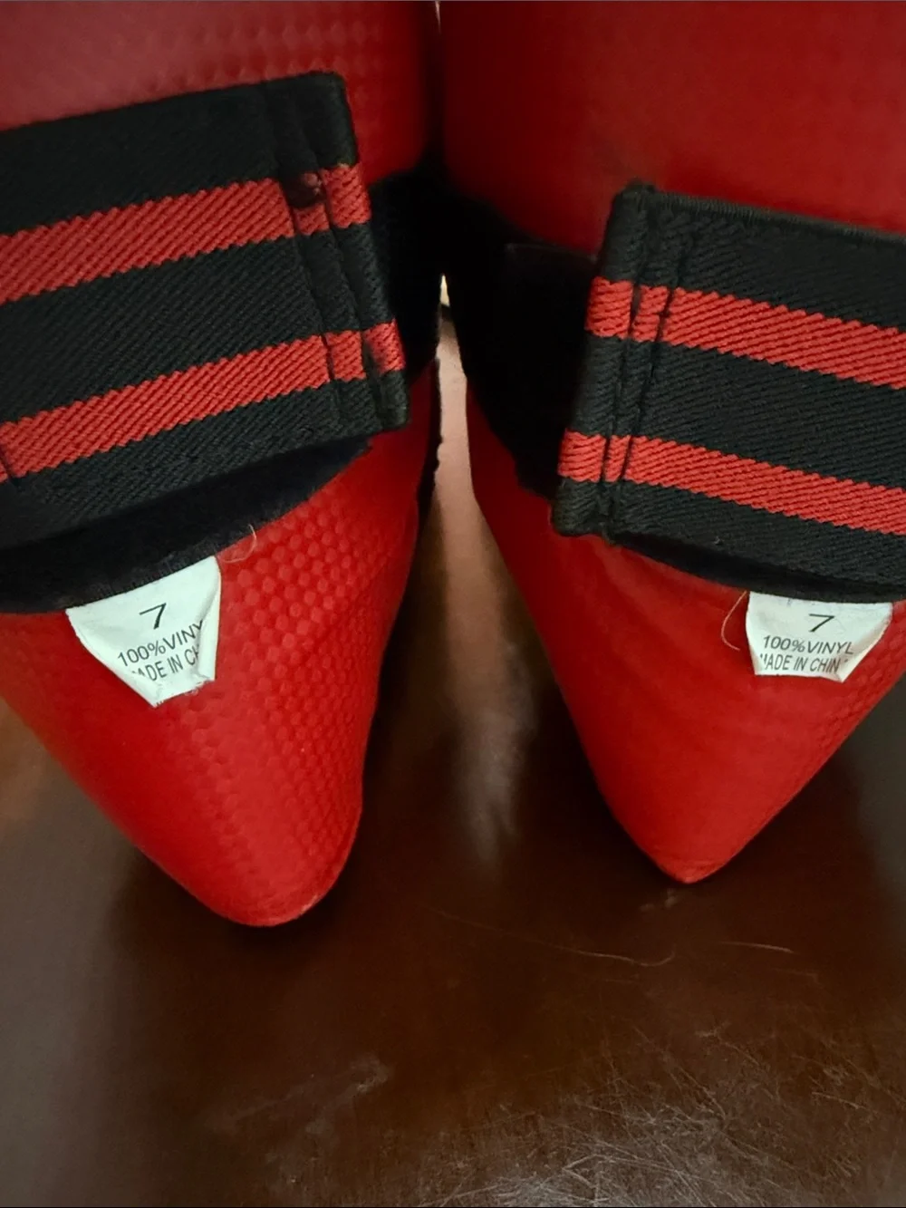 Kids Red Martial Arts Sparring Foot Guards